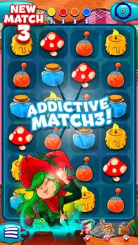 The Apprentice Witch - Puzzle Match 3 Game Screen Shot 0
