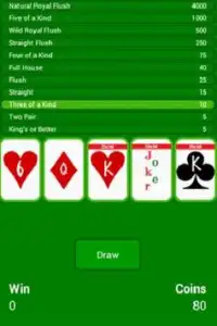 Video Poker Collection Screen Shot 1