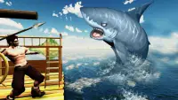Angry Whale Shark Hunter -supervivencia Balsa Screen Shot 10