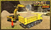 ऊपर की ओर शहर के निर्माण क्रेन : Road Builder 3D Screen Shot 0