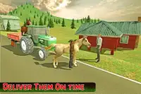 animaux ferme driver tracteur Screen Shot 2