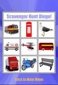Scavenger Hunt Bingo! Screen Shot 0