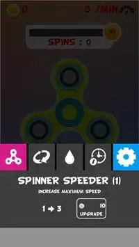 Colourful Fidget Spinner Screen Shot 3