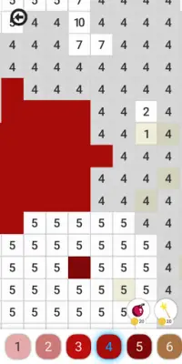 Pixel Art para colorear números Screen Shot 7