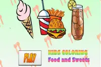 Kids Coloring Food Screen Shot 0