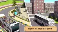 School Bus: Zoo Driving Screen Shot 11