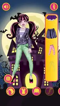 Dress Up Beauty Salon Monster High for Girls Screen Shot 5