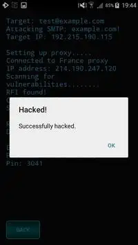 Email Password Hacker Sim Screen Shot 3