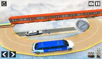 Police Limo Car Stunts - Mega Ramp Car Racing Game Screen Shot 6