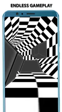 3D Tunnel Hypnotize Game - Infinite Rush Game Free Screen Shot 2