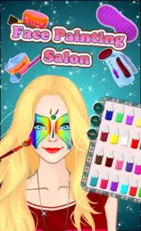 Princess Face Painting e Makeup Christmas Style Screen Shot 2