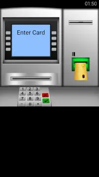 ATM cash money simulator game Screen Shot 0