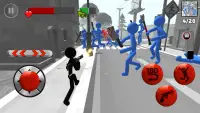 Stickman 3D डी शूटर Screen Shot 0