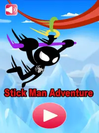 Stickman Adventure Game Screen Shot 0