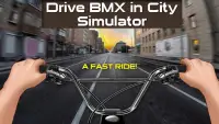 Drive BMX in City Simulator Screen Shot 2