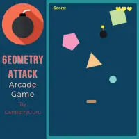 Geometry Attack - Arcade Game Screen Shot 1