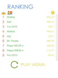 EyeSight Game - Online Ranking Screen Shot 5