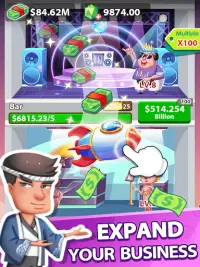 Idle mall tycoon - juego del imperio empresarial Screen Shot 7