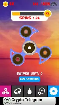 Spin the fidget spinner Screen Shot 1