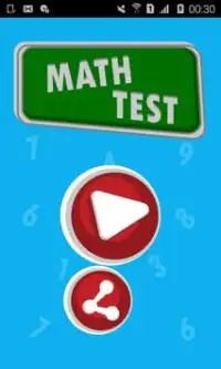 Maths Test Screen Shot 0