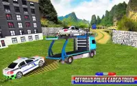 पुलिस माल कारों ट्रांसपोर्ट ड्राइव खेल Screen Shot 2