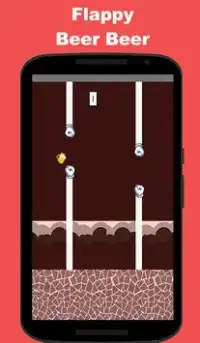 Flappy Beer Beer Screen Shot 1