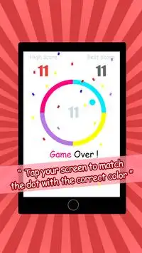 Crazy Circle Color Switch Screen Shot 0