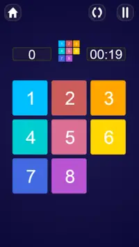 Sliding Puzzle Merge Numbers Screen Shot 1