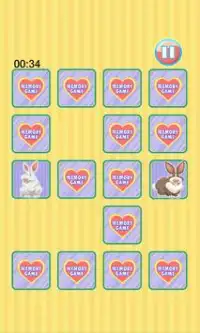 Rabbit Memory Game Screen Shot 3