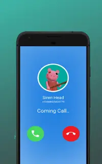 Scary Call Simulator Piggy Chat and Video Robux Screen Shot 2