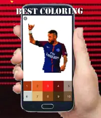 Football Players Color By Number-Pixel Art 2021 Screen Shot 4