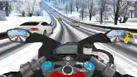 Winter Moto Street Racing Screen Shot 0