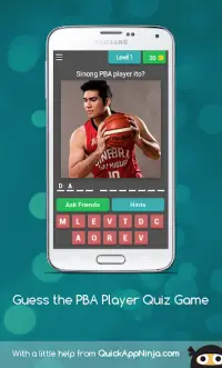 Guess the PBA Player Quiz Game Screen Shot 0