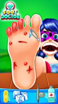 Foot Doctor Lady game Screen Shot 0