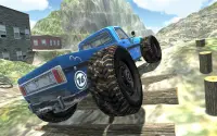 Big Tire Truck Driving Game Screen Shot 1