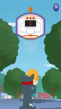 Tom and Jerry Backyard Hoops Screen Shot 1