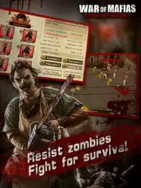 War of Mafias：Zombies Secret Screen Shot 1