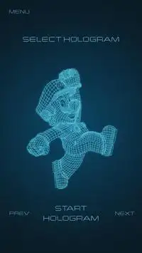 Hologram Mario 3D Simulator Screen Shot 0