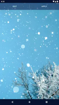 Snowflake Stars Live Wallpaper Screen Shot 5