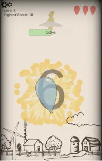 Balloon pop : Relaxing game (Swipe Balloons) Screen Shot 4