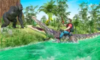 Lost Island Jungle Adventure Hunting Game Screen Shot 2