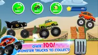 Monster Trucks Game for Kids 2 Screen Shot 1