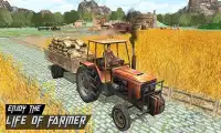 Village Farmer Tractor Sim Screen Shot 0
