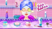 Spa Salon Makeover Girl Game - Maskenbildner Screen Shot 0