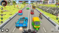 TukTuk Auto Rickshaw Taxi Game Screen Shot 4