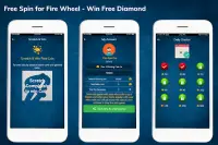 Free Spin for Fire Wheel - Win Free Diamond Screen Shot 3