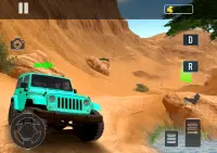 Offroad Jeep Driving 4x4 Desert Adventure Screen Shot 0