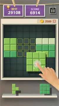 ブロックパズル美しい脳ゲーム Screen Shot 3