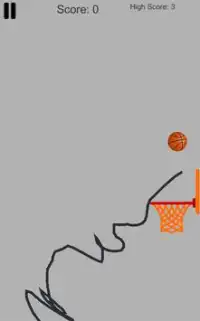 Draw Line Basketball: Bouncy Hoop Online Dunk Shot Screen Shot 3