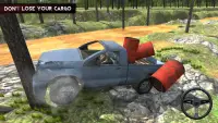 Offroad Pickup Truck colina simulador de condução Screen Shot 3